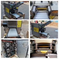 Machine automatique à peaux de raviolis, machine à enveloppes de wontons, 3000-3600 pièces/h, équipement de formage de peaux de samosas et d'empanadas en acier inoxydable