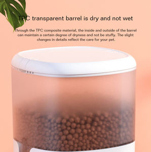 Akıllı 6L otomatik <span class=keywords><strong>Pet</strong></span> mama besleyici ile yeni tasarım paslanmaz çelik çıkarılabilir küçük hayvanlar için Tuya planı ürün çanaklar - Product Image 3