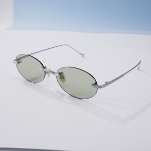 Gafas de Sol Ovaladas de Montura Completa, Unisex, Estilo Retro, Protección UV400, Ligeras, Gafas de Moda para Adultos para Actividades al Aire Libre - Product Image 3