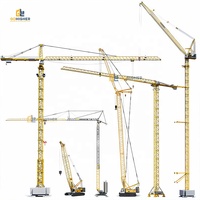 Grue à tour à toit plat Qtz50 Qtz63 Qtz80 Qtz125 Qtz160 5t 6t 8t 10t, machine de levage pour la construction de bâtiments modulaires