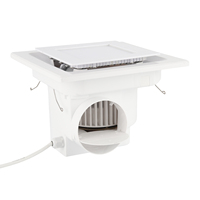 Ventilateurs encastrés HVAC à faible bruit de 4, 5 et 6 pouces, personnalisables, pour le refroidissement de l'air, l'extraction de l'air des serres, avec éclairage LED
