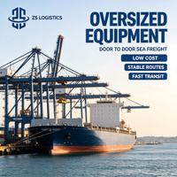 Service de Fret Maritime pour Équipements Surdimensionnés ZS LOGISTICS – LCL+Express Rentable, Dropshipping, Expéditeur Fiable et Économique