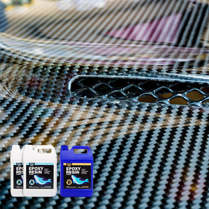 Kit de résine époxy et de résine <span class=keywords><strong>polyester</strong></span> en fibre de carbone 2:1 avec fabrication pour bateaux, voitures, planches de surf, camping-cars, piscines, canoës, jet-skis, embarcations nautiques - Product Image 5