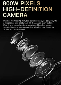 <span class=keywords><strong>Gafas</strong></span> Inteligentes con IA, Cámara, Captura de Video, Traducción en Tiempo Real, Audio, Transmisión de Audio Abierta, Reconocimiento de Objetos por IA - Product Image 2