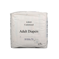 Vente en gros de couches pour adultes ultra légères, douces, respirantes, à haute absorption Couches pour adultes Emballage de couches jetables en plastique imprimé