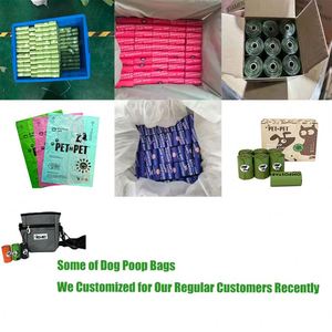 2025 Hot Sale Custom Printed 100% Leak Proof Biodegradable <b>Compostable</b> Disposable Unscented Pet Dog Poop <b>Bags</b> - Product Image 5