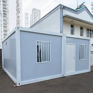 Maisons de conteneurs préfabriquées pliables prêtes à l'emploi 20 pieds 30 pieds 40 pieds Panneau sandwich préfabriqué modulaire préfabriqué Hôtels Centres commerciaux - Product Image 6