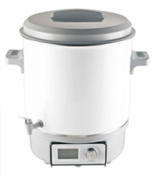 Casserole électrique 1800W 27L, corps en aluminium, contrôle mécanique de la température, usage commercial et domestique