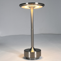 Lampe de bureau LED sans fil rechargeable avec contrôle tactile, intensité réglable, pour restaurant, café, mariage, vente en gros, OEM