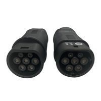 Adaptateur de charge EV GB/T vers Type 2, 32A 22kW, convertisseur AC triphasé, norme chinoise vers Type 2 européen pour BYD NIO XPeng Geely CE