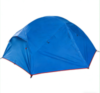 Tente de camping HOSA double couche quatre saisons, légère et portable, en polyester, pour 2 personnes, avec maille respirante, idéale pour l'été et la randonnée