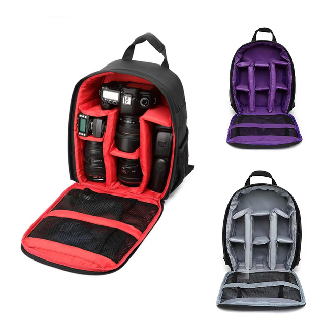 Outdoor DSLR Camera Backpack Video Digital Shoulder Camera Bags Waterproof Photo Knapsack Case for Canon Nikon and Sony