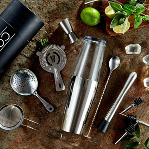 Latrou ชุดเชคเกอร์บอสตัน8ชิ้นวัสดุโลหะจาก <span class=keywords><strong>Koriko</strong></span> - Product Image 6