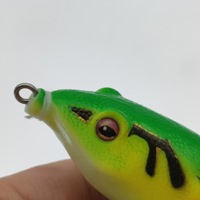 Leurre souple artificiel Thunderfrog Luya Modified Frog Long Cast en acier inoxydable pour la pêche au Blackfish