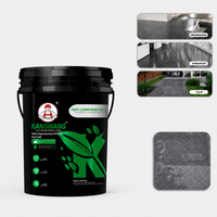 Pintura Epóxica para Pisos de Concreto con Arena de Color, Revestimiento de Alto Brillo, Resistente al Desgaste, Antideslizante, Acabado para Garaje, Interior y Exterior