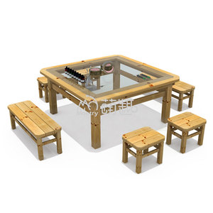 Moetry préscolaire extérieur Art salle <span class=keywords><strong>de</strong></span> classe équipement en bois Table à dessin Art chevalet peinture conseil pour enfants école éducation utilisation - Product Image 1