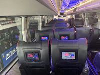 Seat back vod monitor layar android sistem hiburan untuk penumpang bersenang-senang