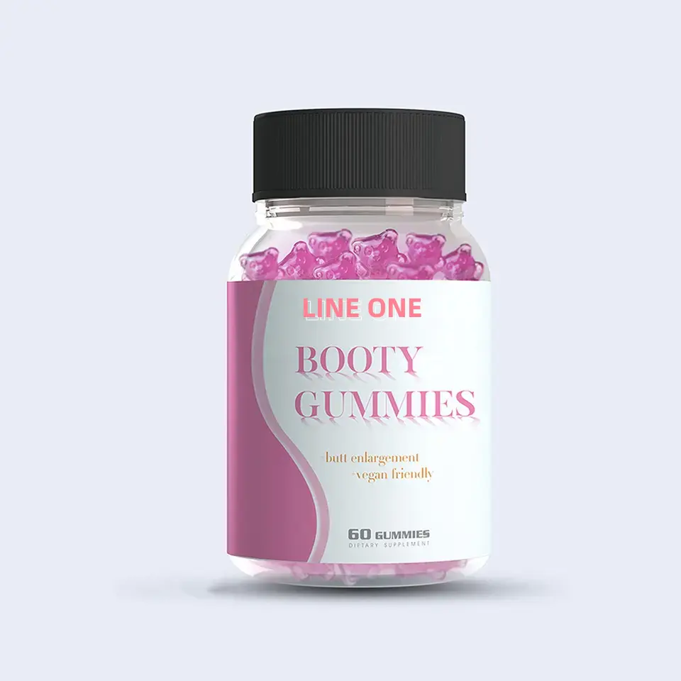 OEM ODM Produk Laris Peningkatan Pantat Gummy Bears Tablet Ginseng Vitamin Booty Gummies Butt Increase Supplement BBL Gummies