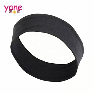 Aangepaste logo elastische sport hoofdband verstelbare yoga zweetband voor sport hoofdbanden met logo - Product Image 5