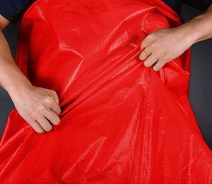 Toile d'ombrage en plastique épaissie imperméable, bâche rouge imperméable, tissu pare-soleil, toile résistante à l'usure - Product Image 5