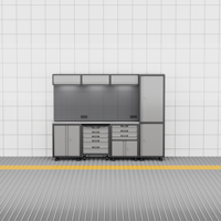 Armoire à outils modulaire en acier laminé à froid sur mesure, 6/7 tiroirs, établi industriel amovible, système de rangement d'atelier OEM
