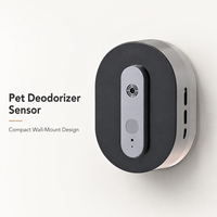 Vaporisateur anti-odeurs pour animaux de compagnie avec détecteur de mouvement et micro-ondes, alimentation USB, modes manuel et automatique, pour usage domestique, contrôle des odeurs pour chats