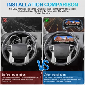 NaviHua 12.3" Auto Dashboard Gauges <b>Car</b> LCD Instrument <b>Digital</b> Cluster <b>for</b> Toyota Prado 2010 2023 Dashboard Cockpit <b>Speedometer</b> - Product Image 3