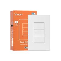 Interrupteur mural intelligent ZBM5 SwitchMan ZIGBEE 1/2/3 gangs 220V 10A Ewelink Google Home Alice Smart Home