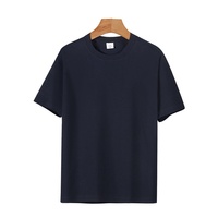 Kaos Unisex Lengan Pendek 260g Katun Murni Impor, Tebal, Bernapas, Anti Kusut, Awet, Model Longgar, Ukuran Besar