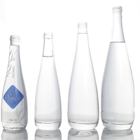 Linlang Personnaliser Incassable Populaire 330ml 750ml Bouteille en verre pour bouteilles d'eau pétillante