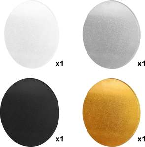 Plateau à gâteau jetable en carton ondulé de qualité alimentaire, écologique, avec feuille d'or, épaisseur de 12 mm, bord lisse et forme ronde - Product Image 2