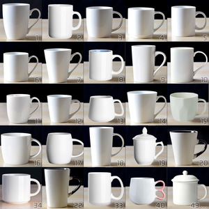 Tazas de cerámica personalizadas de color sólido con asa para promoción, publicidad y souvenirs - Product Image 3