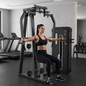 Máquina <span class=keywords><strong>de</strong></span> Pec Fly Premium al por mayor, equipo <span class=keywords><strong>de</strong></span> fuerza selectorizado <span class=keywords><strong>de</strong></span> acero Q235 para proyectos <span class=keywords><strong>de</strong></span> gimnasios - Product Image 1