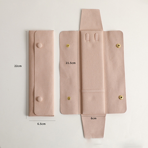 <b>Hot</b> Sale Luxury Microfiber Necklace Pendant Bracelet Storage Jewelry <b>Bag</b> Customized Logo Bracelet Packaging <b>Bag</b> - Product Image 5