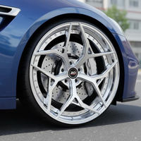 Rines de Aleación Forjados de 3 Piezas con Diseño de Estrella, de 18-21 Pulgadas, para BMW F30 F31 F34 F80 E90 E91, PCD 5x114.3 5x120 5x130