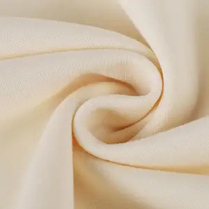 Wholesale custom white 65%cotton 30%bamboo 5%spandex stretch oganic knit fleece fabric for sportswear