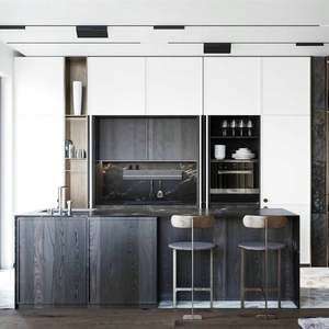 Ensembles complets d'armoires de cuisine contemporaines personnalisées, meubles de cuisine, armoires murales de cuisine - Product Image 2