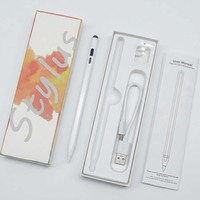 Stylet Actif 2-en-1 avec Écran LED, Batterie Lithium 130 mAh, Autonomie 12-15h, Recharge Rapide Type-C, Fonctionnalité Magnétique, Rejet de la Paume