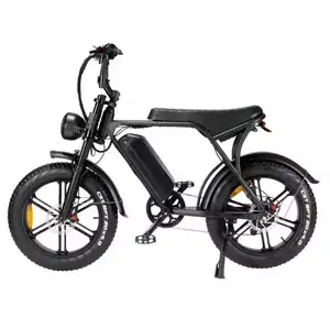 뚱뚱한 타이어 스쿠터 전기 20 인치 1000w 듀얼 모터 팻 타이어 자전거 50 km/h 50-70km 범위 전자 자전거 성인 미국 EU