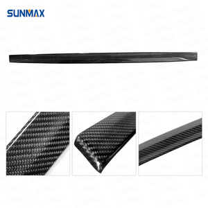 Para <span class=keywords><strong>Tesla</strong></span> <span class=keywords><strong>Model</strong></span> <span class=keywords><strong>S</strong></span> <span class=keywords><strong>X</strong></span> <span class=keywords><strong>2021</strong></span> <span class=keywords><strong>2022</strong></span> 2023, cubierta de tapa de maletero trasero de fibra de carbono Real, tira superpuesta para puerta de maletero, accesorios para coche - Product Image 2