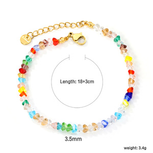 Fashion <b>Beaded</b> <b>Bracelets</b> Colorful Pearl Zinc Alloy Women's Jewelry Gift Style BR27650MG - Product Image 4