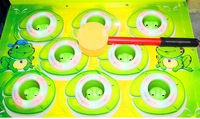 Machine de jeu d'arcade à monnayeur Thème Grenouille : Jeu de compétences de frappe à la grenouille pour enfants avec garantie d'un an pour centre de jeux