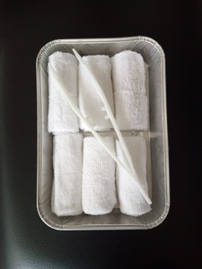 Toallitas Húmedas Refrescantes Enrolladas <span class=keywords><strong>Oshibori</strong></span>, Ecológicas y Envasadas Individualmente - Product Image 5