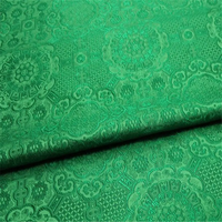 Tissu jacquard brocart en polyester lavable, nouvelle texture de qualité, motif géométrique traditionnel, pour textiles de maison et nappes