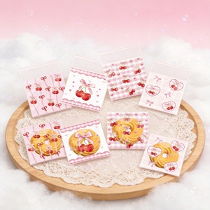 Sacs d'emballage autocollants en forme de cerise de dessin animé pour sacs à <span class=keywords><strong>main</strong></span>, biscuits, bonbons et chocolats - Product Image 6