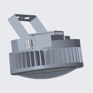Lámpara de Torre para Construcción en Exteriores, 1000W LED, Lámpara de Mástil Alto, Color Gris Oscuro, Alimentación CA, 50000 Horas de Vida Útil - Product Image 2