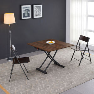 <span class=keywords><strong>Table</strong></span> <span class=keywords><strong>pliante</strong></span> en bois avec cadre métallique, petite <span class=keywords><strong>table</strong></span> élévatrice vintage <span class=keywords><strong>pour</strong></span> suite, autres meubles commerciaux - Product Image 5