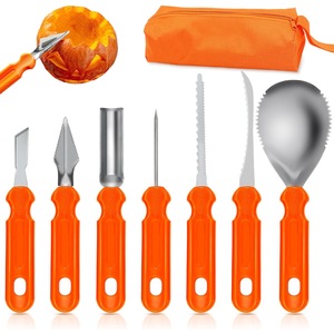 Halloween Pumpkin Carving Set, Stainless Steel Pumpkin Carving Mold, Pumpkin Lantern Carving <b>Tools</b>, Carving Knife - Product Image 3