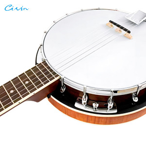 Banjo de <span class=keywords><strong>5</strong></span> ou 6 Cordas com Fundo Fechado, Acabamento Fosco, Resonador e Pele de Tambor, Personalização em Massa - Product Image 2