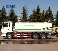 Camion-citerne à eau CIMC LINYU SHACMAN F3000, camion-citerne à eau pour arroseurs incendie, 20 mètres cubes, grilles de protection pour les phares avant et arrière